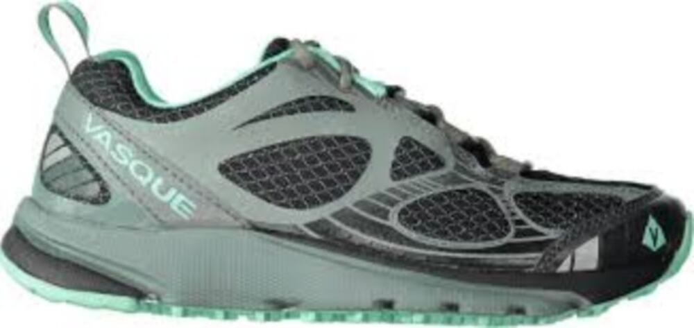 Vasque Constant Velocity Trail Running Shoes Low Lace Anthracite/Pool Blue 10M